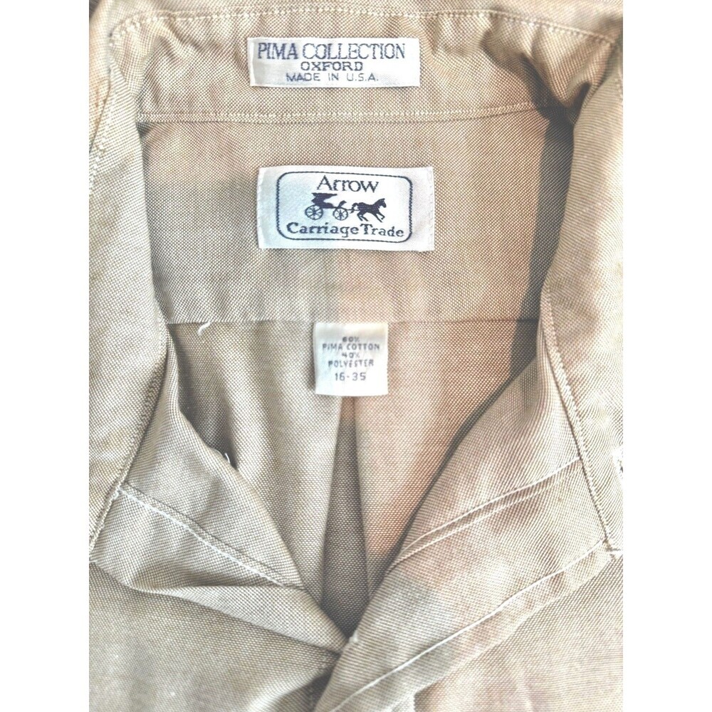 Arrow Heritage Oxford Shirt Mens 16–35 Cotton Dress Casual